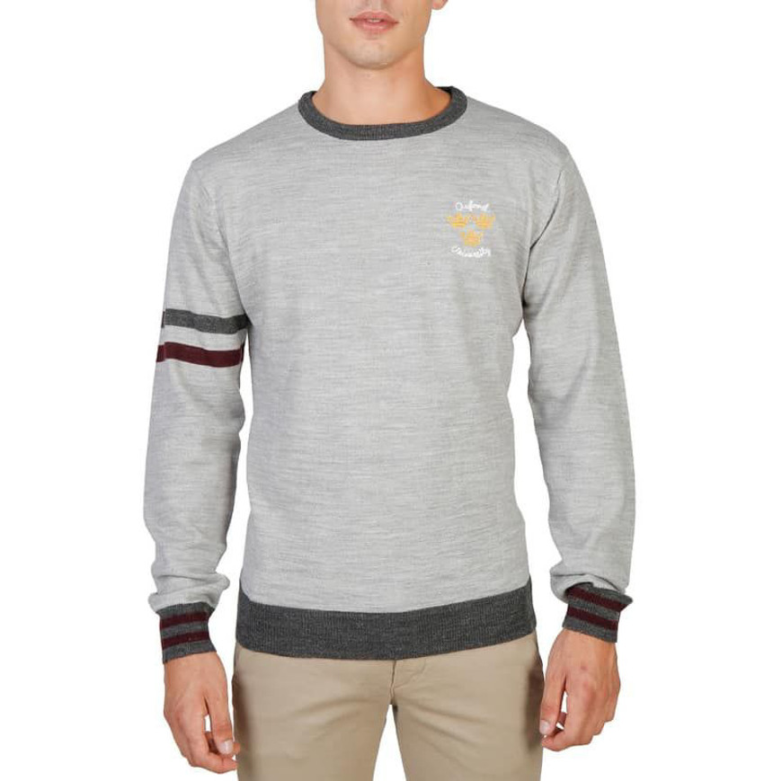 Picture of Oxford University-OXFORD_TRICOT-CREWNECK Grey